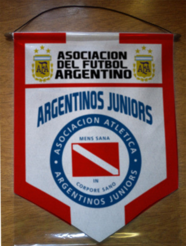 Banderin Paño Legitimo 40cm Argentinos Juniors 0