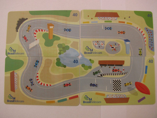 Cartões Telefônicos - Montagem Minis Corrida 0