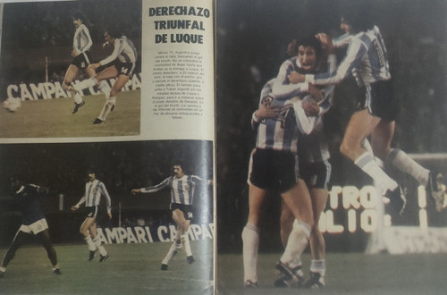 El Grafico Extra Mundial 78 Argentina 2 Francia 1 ,lamina 1