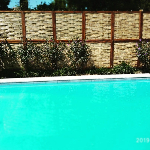 Cercos /medianeras Paneles En Caña 100 Cm × 100 Cm 1