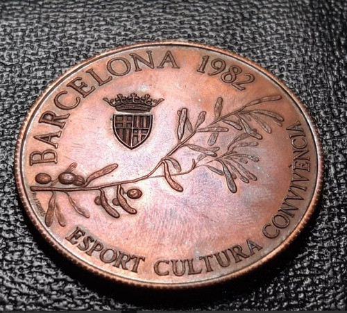 Medalla Ajuntament De Barcelona Año 1982 Medida 45 Mm - 384 0