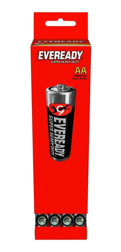 60 X Pila Carbon Zinc Tipo Aa Eveready 1215 Tubo San Martin 0