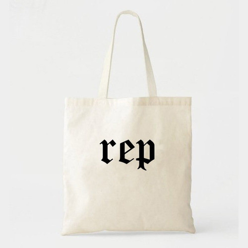 Tote Bag Taylor Swift Rep- Lienzo Estampada 0