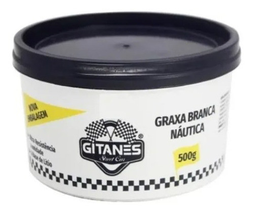 Graxa Branca P Náutica Motos E Automotiva 500g Antioxidante 1