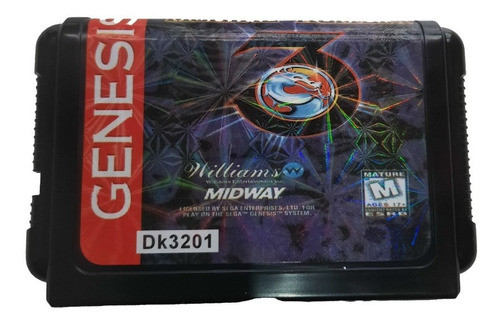 Cartucho Mortal Kombat 3 Ultimate 16 Bits Retro Once 1