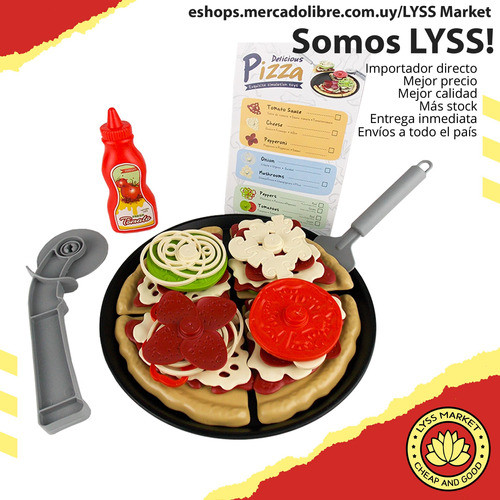 Juguete Pizza Gourmet 30pcs. 1