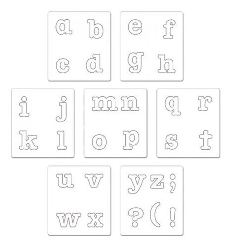 Cortante-troquel Sizzix 1 1/2 Abecedario Lowercase A10229 1