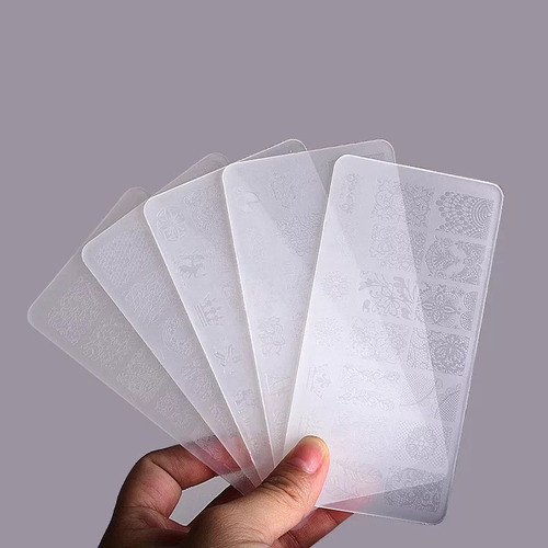 Carimbo De Silicone Transparente +brinde Uma Placa 1