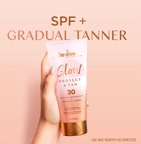 Protetor Glow Coppertone Proteção E Bronzeado Fps 30, 148 Ml 1