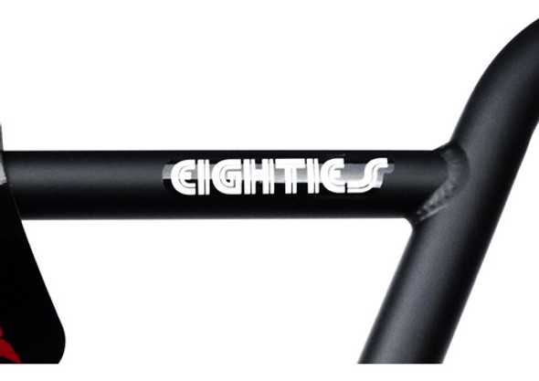 Manubrio Bmx Eighties Starwood ¡full Cromo! 10 Alto - Negro 1
