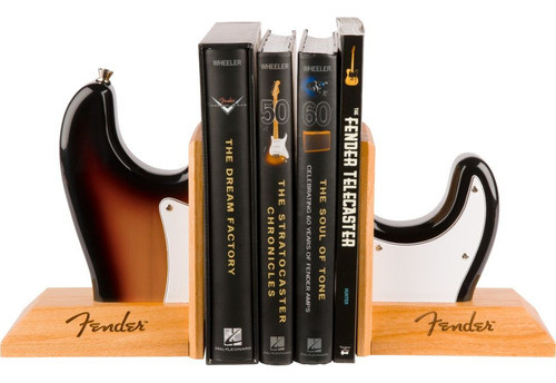 Organizador De Livros Fender Stratocaster Bookend 0