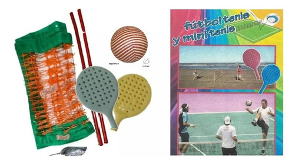 Juego 2 En 1 Futbol Y Tenis En Bolso Y 1 Pelota Pulpo 1