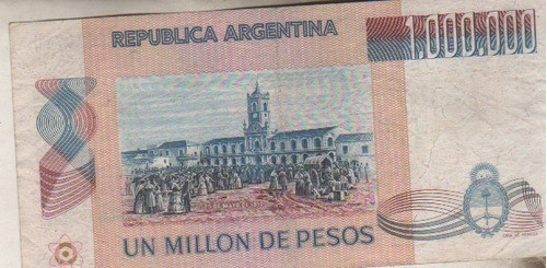 Billete Argentina - 1 Millon De Pesos - Año 1983 - B 2519 1
