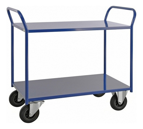 Carro Utilitario Taller Carga Changuito Industrial 2 Estante 0