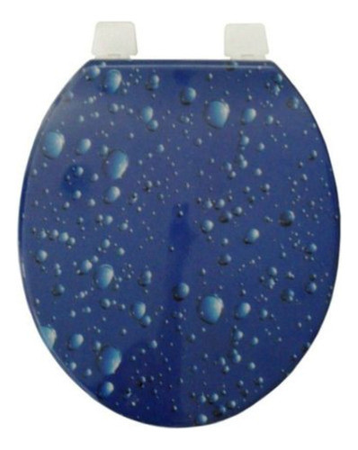 Tapa Asiento Inodoro Derpla Universal Estampado Burbujas 0