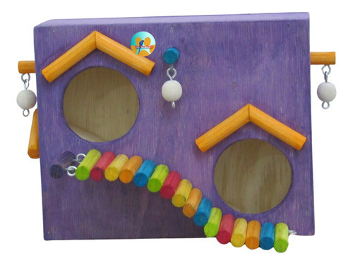 Toca Divertida Para Hamster (roxa) - My Pet Feliz 0