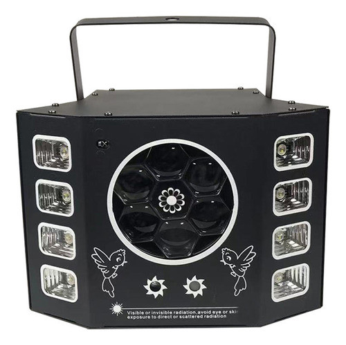 Dj Disco Led 4 Em 1 Efeito De Luz De Palco Olho De Abelha 0