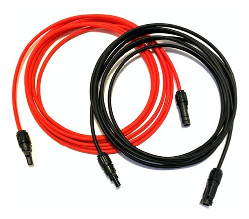 Cable Solar 4 Mm 10 Metros Con Mc4 Marca Slocable 0