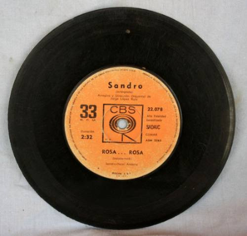 Sandro Rosa... Rosa + Cuando Existe Tanto Amor Vinilo Simple 0