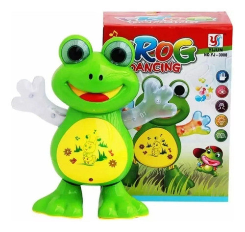 Sapo Dançante Brinquedo Musical Anda Dança Mexe C/ Luz E Som 0