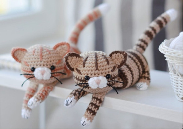 Patron Amigurumi Gato Gatito Atigrado En Español 1