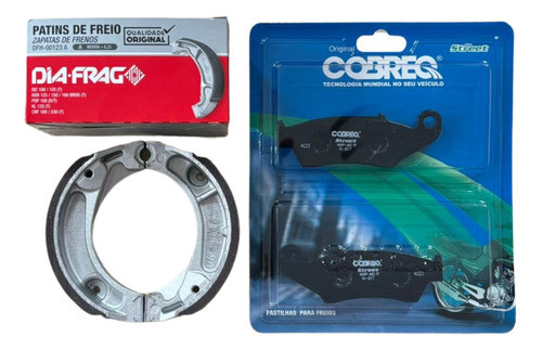 Kit Pastilha + Lona De Freio(+0,25) Bros 150 Ano:2005/2006 0