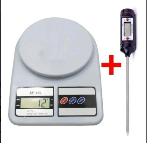 Balanza Y Termometro Cocina Digital Alimentos Comida 10kg 1