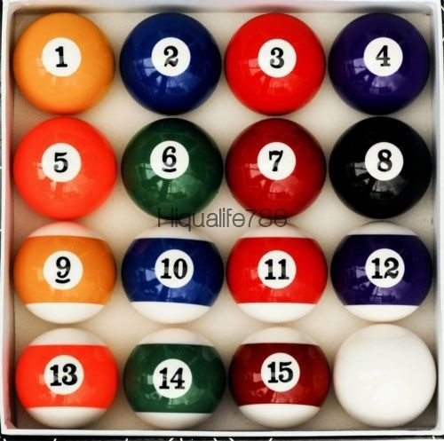 Nuevo Número De Arte Estilo Billar Billar Bola Establece Tam 1