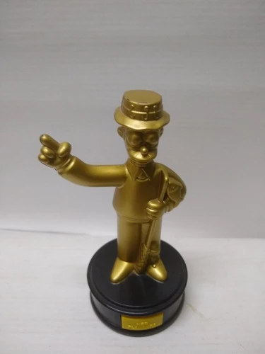 Juguete De Los Simpsons Ned Flanders Burger King Dorado 2007 1