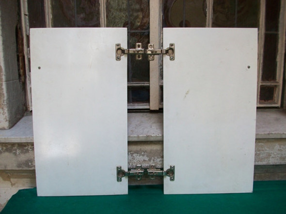 Dos Puertas Madera Con Juego De Bisagras 1