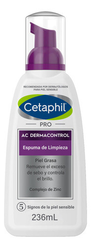 Cetaphil Pro Ac Control Espuma De Limpieza 236ml 0
