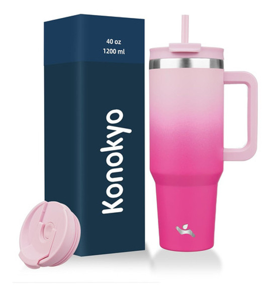 Tasa De Viaje Konokyo De 12 Litros Con Asa Y Sorbetes 0