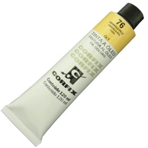 Tinta A Óleo Corfix 120ml Bisnaga Amarelo Pelo 76 G1 0