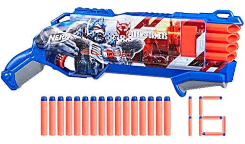 Nerf Transformers Lanzador De Dardos Optimus 0