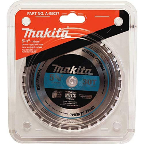 Hoja De Sierra Makita A-95037 Tct 5-3 / 8-inch Por 5/8-inch 1