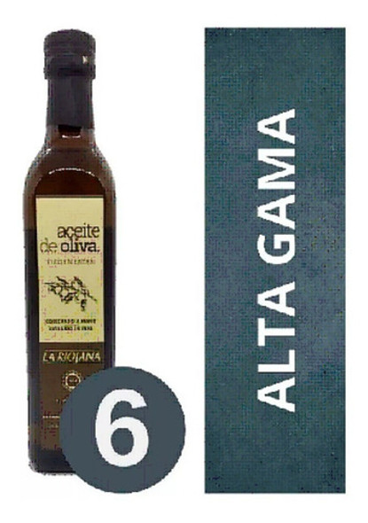 Aceite De Oliva Alta Gama Cooperativa La Riojana 6 X 500 Ml 0 Aceite De Oliva Alta Gama Cooperativa La Riojana 6 X 500 Ml 0