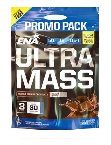 Ultra Mass Big Size Chocolate Env . 3000 Gr. Ena 0