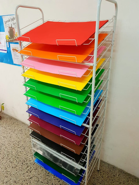 Exhibidor Goma Eva, Cartulinas 10 Bandejas Rosario Santa Fe 0