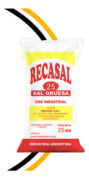 Sal Gruesa Industrial Recasal X 25 Kilos C 0