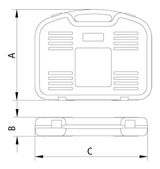 Caja Maletín Con Herramientas 43 Piezas Tramontina Pro - Sas 1