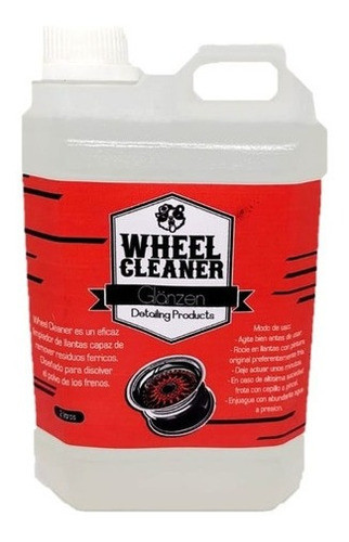 Glänzen Detailing Wheel Cleaner Limpiador Llantas 2 Litros 0