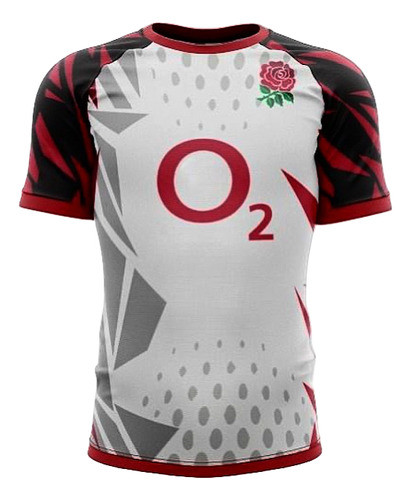 Remera De Microfibra England Pre Match Para Entrenar 0