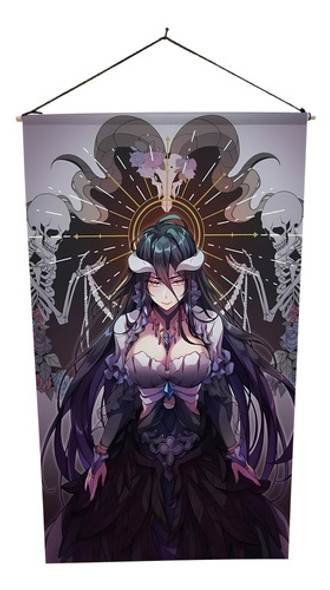 Banner Anime Overlord, Albedo 70x40 Cm 0