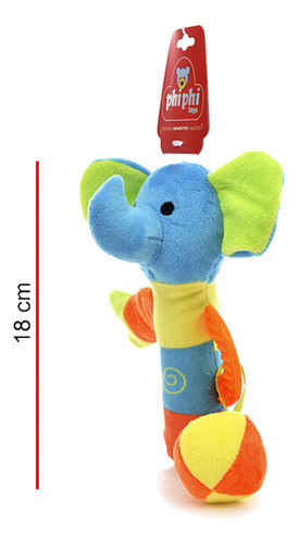 Sonajero Con Chifle Animalitos Peluche Phi Phi Toys 1