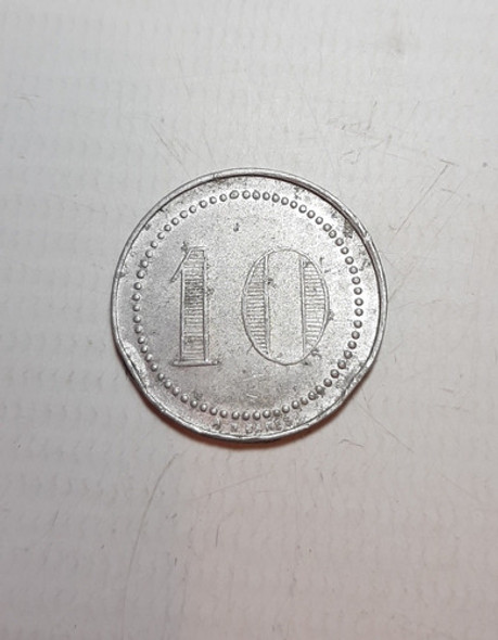 Antigua Ficha Esquila La Paloma 1 Vellon Acuñada Ro 1021 0