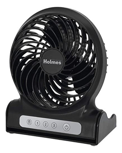 Ventilador Personal Holmes De 4  Con Batería Recargable - Ne 1