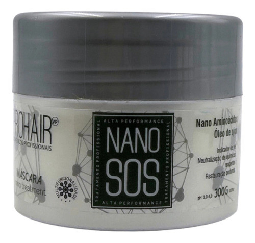 Máscara Reconstrução Nano S.o.s 300g Prohair 0
