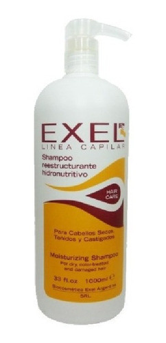 Shampoo Reestructurante Hidronutritivo Exel 1000 Ml 0