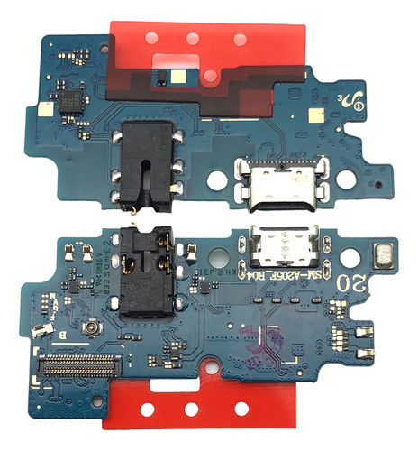 Conector De Carga Placa Flex Compatível Galaxy A20 - A205 0