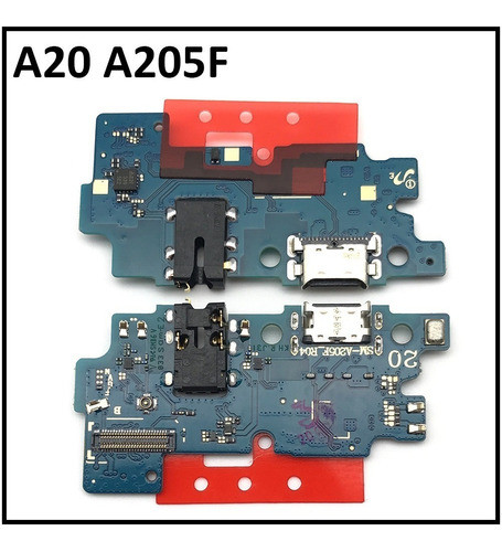 Conector De Carga Placa Flex Compatível Galaxy A20 - A205 1